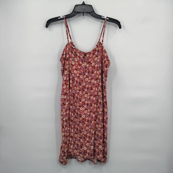 FOREVER 21 Women's Floral Maxi Dress  RED XL - Picture 2 of 12